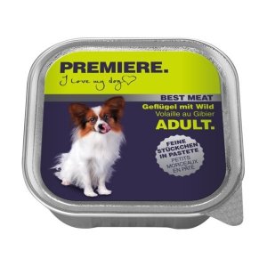 Premiere Mini Adult szalka dla psa 100g z drobiem i dziczyzną