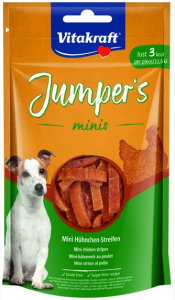 Vitakraft Jumpers Minis przysmak dla psa z kurczakiem stripes 80g