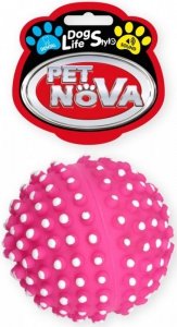 Pet Nova Piłka jeżowa mała z wypustki 6,5cm różowa