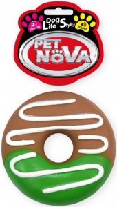Pet Nova Pączek Donut z polewą 10cm