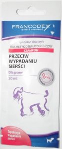 Francodex Szampon przeciw wypadaniu sierści dla psa 20ml*