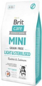 Brit Care Mini Grain Free Light Sterilised karma dla psów małych ras 7kg