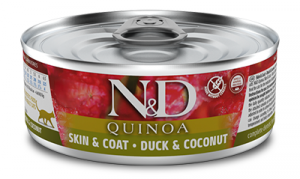 ND Cat Adult Quinoa Skin&Coat Duck 80  g