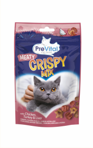 PreVital Snacks CRISPY MIXMEATY przysmak dla kota 60g