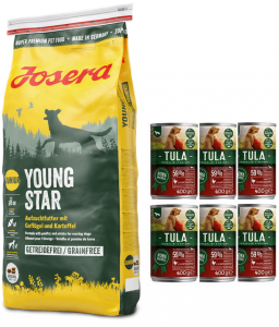 Josera Youngstar 15kg + pakiet 6 puszek Tula