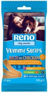 Reno Snacks Strips kurczak 120g dla psa