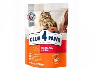 Club4 Paws karma dla kotów Hairball 300g