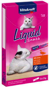 Vitakraft 5206 Cat Liquid 6szt Kaczka+B.Glu