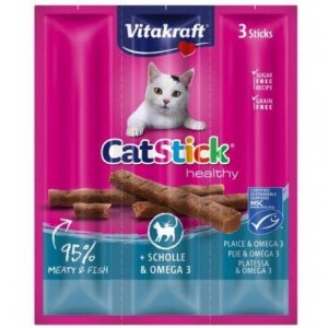 Vitakraft 2181 Cat Stick mini 3szt Flądra Omega