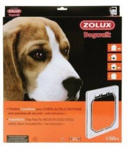 Zolux Drzwiczki dla psa 4-pozycyjne białe*