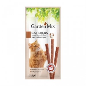 Garden Mix kabanosy dla kota 3x5g wołowina