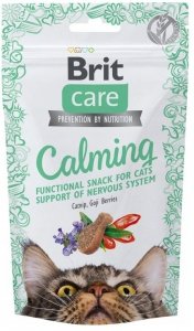 Brit Care Cat Snack Calming przysmak dla kota z kociąmiętką i owocami goi na układ nerwowy 50g