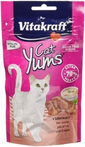 Vitakraft CAT YUMS 40g Leber- watroba d/kota