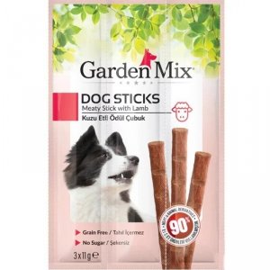 Garden Mix kabanosy dla psa jagnięcina 3x11g 