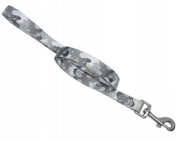 Zolux Smycz CAMO 20mm/1,20m szary