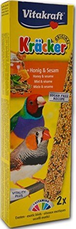 Vitakraft Kracker dla ptaków egzotycznych 2szt Miód/Sezam