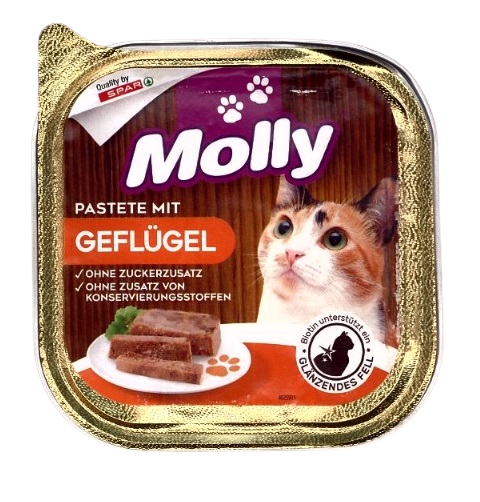 Molly szalka 100g dla kota z drobiem