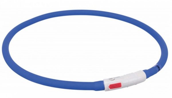 Trixie Opaska świecąca USB 70cm niebieska