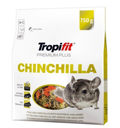 Tropifit Tropifit Chinchila 750g pokarm dla szynszyli