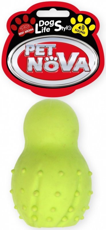 Pet Nova Jumper piłka z dzwonkiem 9,5cm żółta