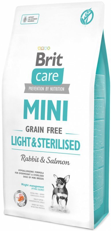 Brit Care Mini Grain Free Light Sterilised 2kg