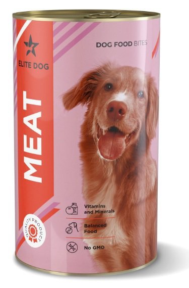 Elite Dog  puszka dla psa z mix mięsny 1250g