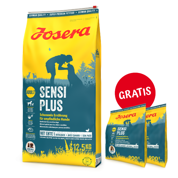 JOSERA SensiPlus 12,5kg PLUS GRATIS 2 x 900g