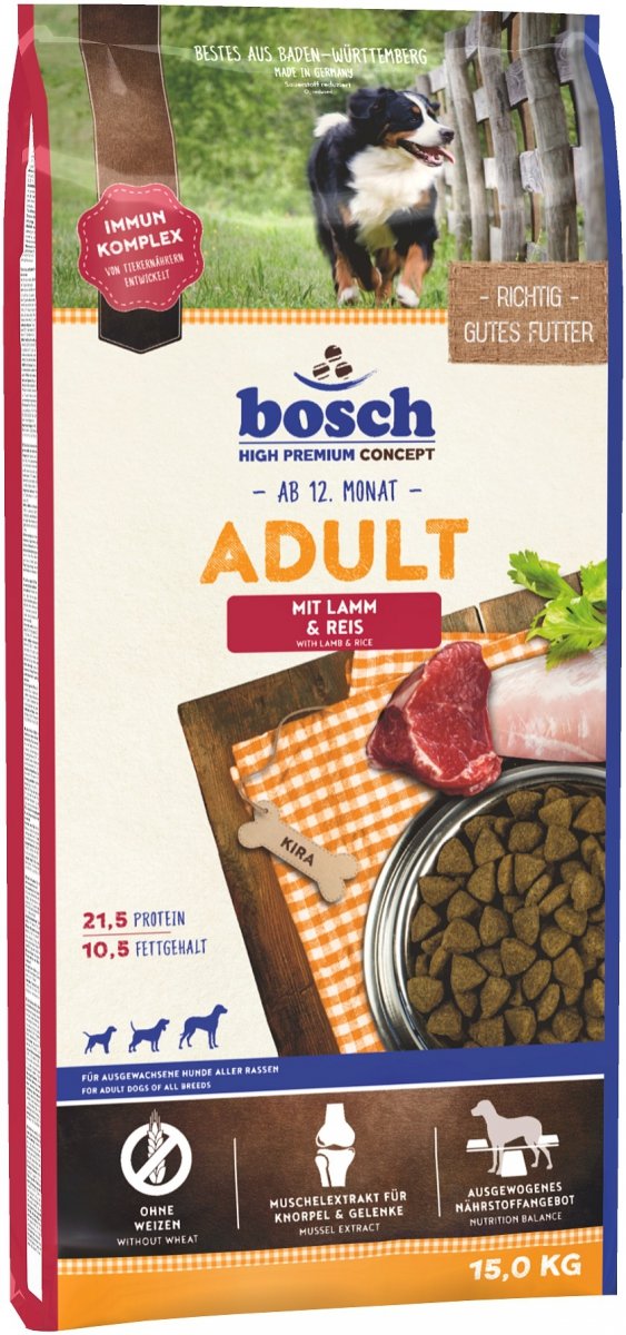 Bosch Adult Lamb &amp; Rice 15kg