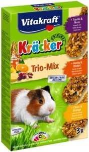 Vitakraft Kracker kolby dla świnki morskiej 3szt Orzech/Miód/Cytryna