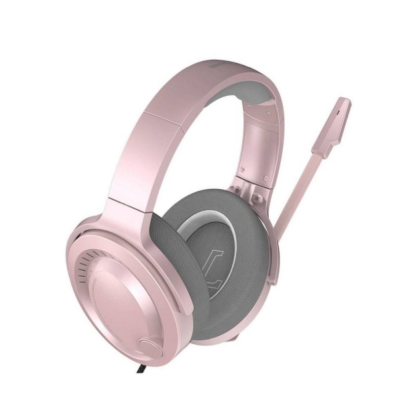 BASEUS zestaw słuchawkowy / słuchawki stereo GAMING GAMO Immersive Virtual 3D różowy NGD05-04