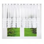 Firana z falbanami na przelotkach - Laura 400x130