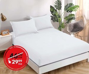 Prześcieradło z gumką 90x200 Białe