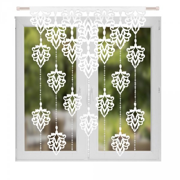 Panel dekoracyjny z zawieszkami i koralikami  110 × 150 cm - Nelli.pl