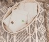  ANIELSKI rożek niemowlęcy muślinowy becik ze skrzydłami BEŻOWY LITTLE ELITE POLSKI PRODUKT premium 
