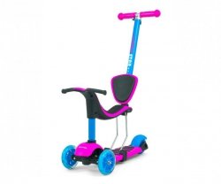 MILLY MALLY Hulajnoga SCOOTER Little Star Pink-Blue