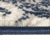 Nowoczesny dywan, wzór Paisley, 80 x 150 cm, beżowo-niebieski