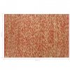 Ręcznie wykonany dywan, juta, czerwony i naturalny, 120x180 cm