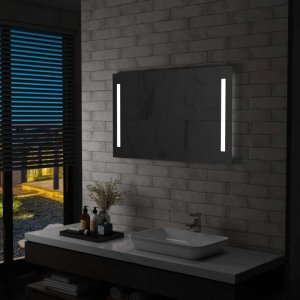 Ścienne lustro łazienkowe z LED, 100 x 60 cm
