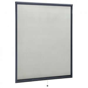 Rolowana moskitiera okienna, antracytowa, 150x170 cm