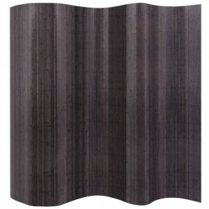 Bambusowy parawan, kolor szary, 250 x 165 cm