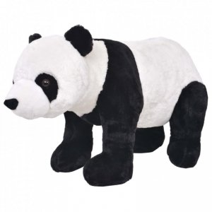 Pluszowa panda, stojąca, czarno-biała, XXL
