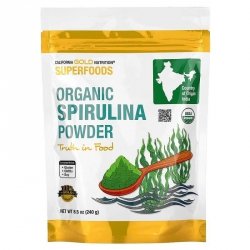 Organic Spirulina | Organiczna Spirulina PROSZEK 240g.