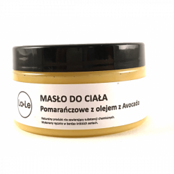Masło do ciała - pomarańczowe z olejem z avocado, 100 ml