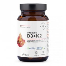 AURA HERBALS Witamina D3 4000 IU + K2 (90 kaps.)