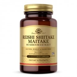 SOLGAR Reishi, Shiitake, Maitake - Mushroom Extract (50 kaps.)