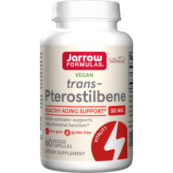 JARROW FORMULAS Dimetylo Resweratrol - Trans-Pterostilbeny (60 kaps.)