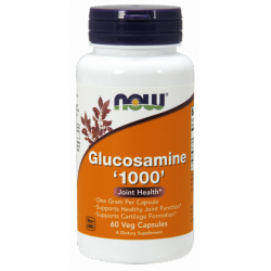 NOW FOODS Glukozamina 1000 HCL (60 kaps.)