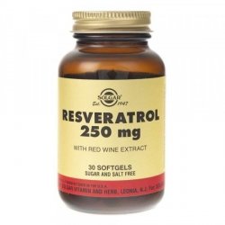 SOLGAR Resveratrol 250 mg with Red Wine Extract  (30 kaps.)