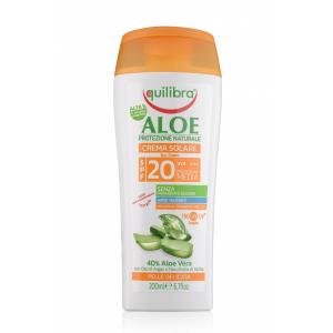 Aloesowy krem przeciwsłoneczny SPF 20+, 200 ml