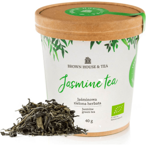 Jasmin Tea - zielona herbata aromatyzowana organicznymi kwiatami jaśminu, 50 g